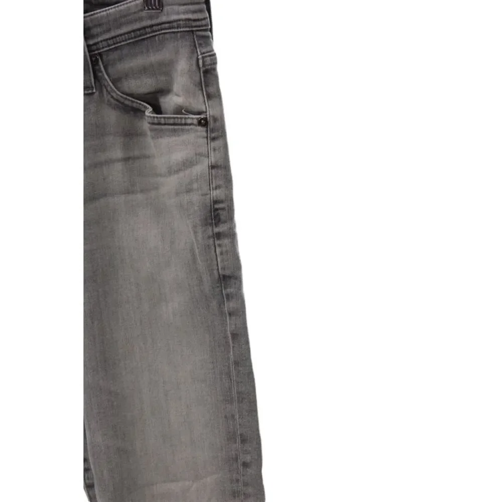 AG Adriano Goldschmied Mens Gray Straight Jeans Cotton Blend Button Fly Size 30